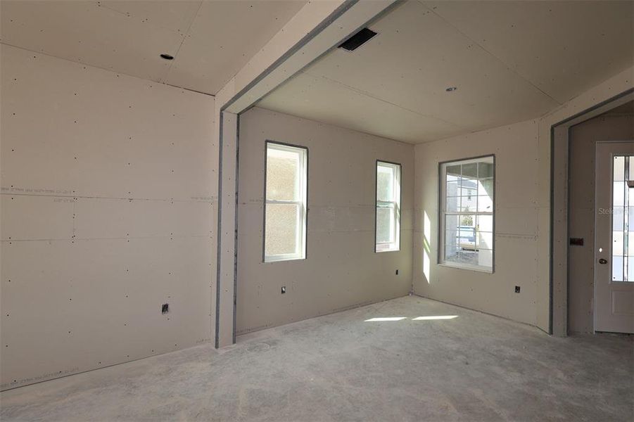 In-progress construction of a new home in Estates at Rivercrest, Sanford, FL (Image 20). In-progress construction of a new home in Estates at Rivercrest, Sanford, FL (Image 20).