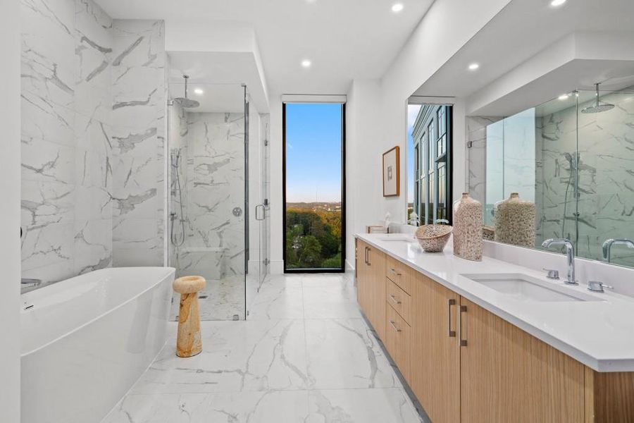 Furnished interior view inside a new home in The Dillon Buckhead, Atlanta (Image 59).