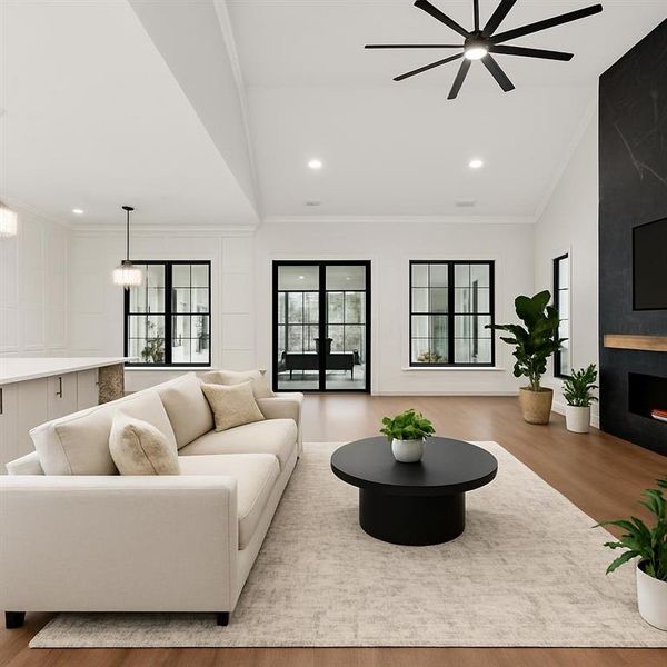 Furnished interior view inside a new home in , Chattahoochee Hills (Image 50).