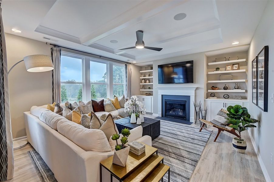 Representative furnished interior of a home built from the Pikewood by Taylor Morrison in Walden Woodlands, Huntersville (Image 14). Representative furnished interior of a home built from the Pikewood by Taylor Morrison in Walden Woodlands, Huntersville (Image 14).