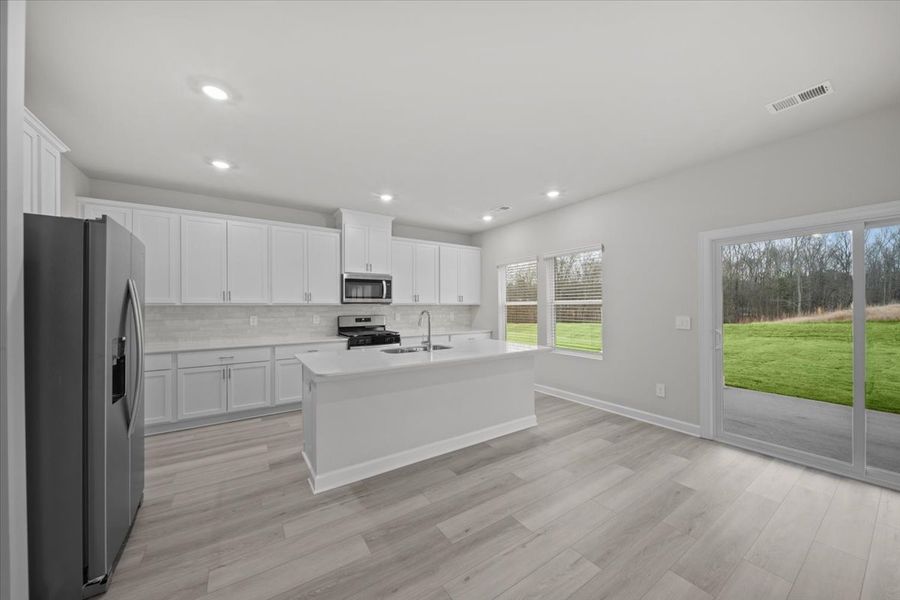 Furnished interior view inside a new home in Shiloh Valley, Piedmont (Image 5).
