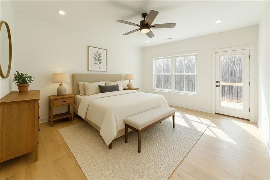 Furnished interior view inside a new home in , Gainesville (Image 5).