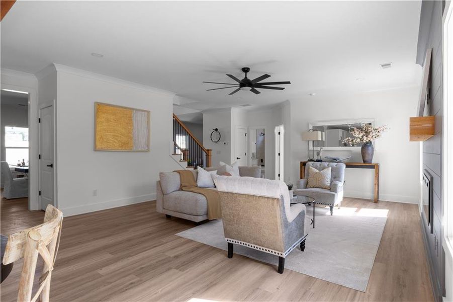 Furnished interior view inside a new home in , Social Circle (Image 15).