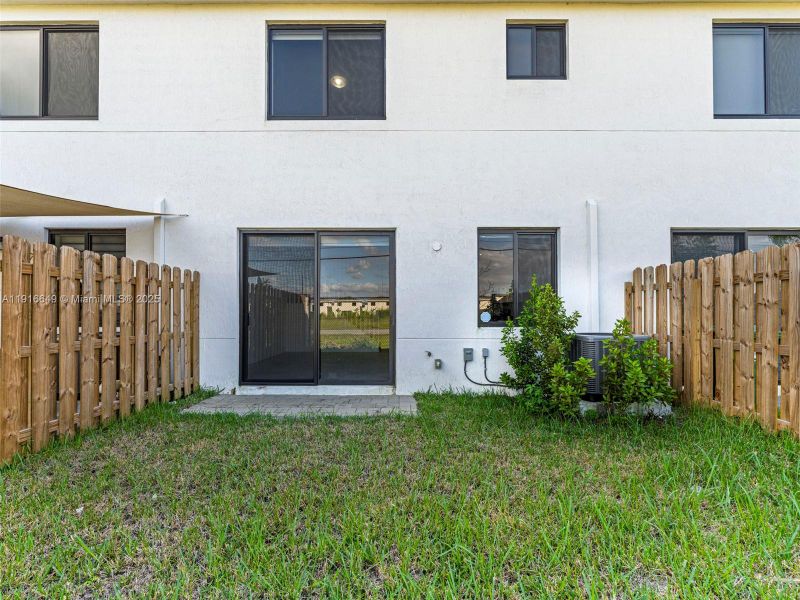 Exterior details and patio area of a home in , Homestead (Image 3). Exterior details and patio area of a home in , Homestead (Image 3).