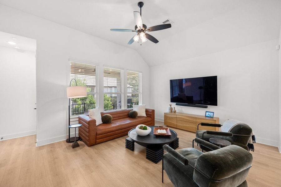 Furnished interior view inside a new home in , Kyle (Image 29).