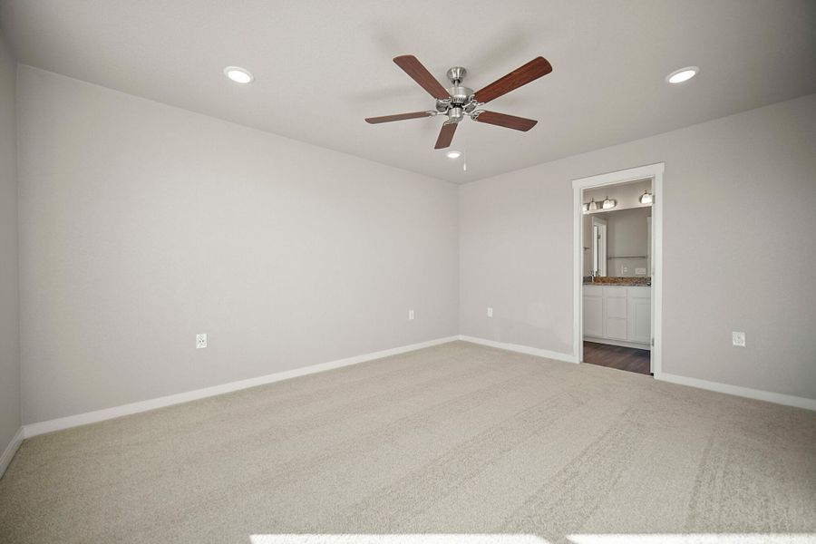 Representative unfurnished interior of a home built from the Palmer by View Homes in Aspen Meadows – Townhomes, Colorado Springs (Image 21).