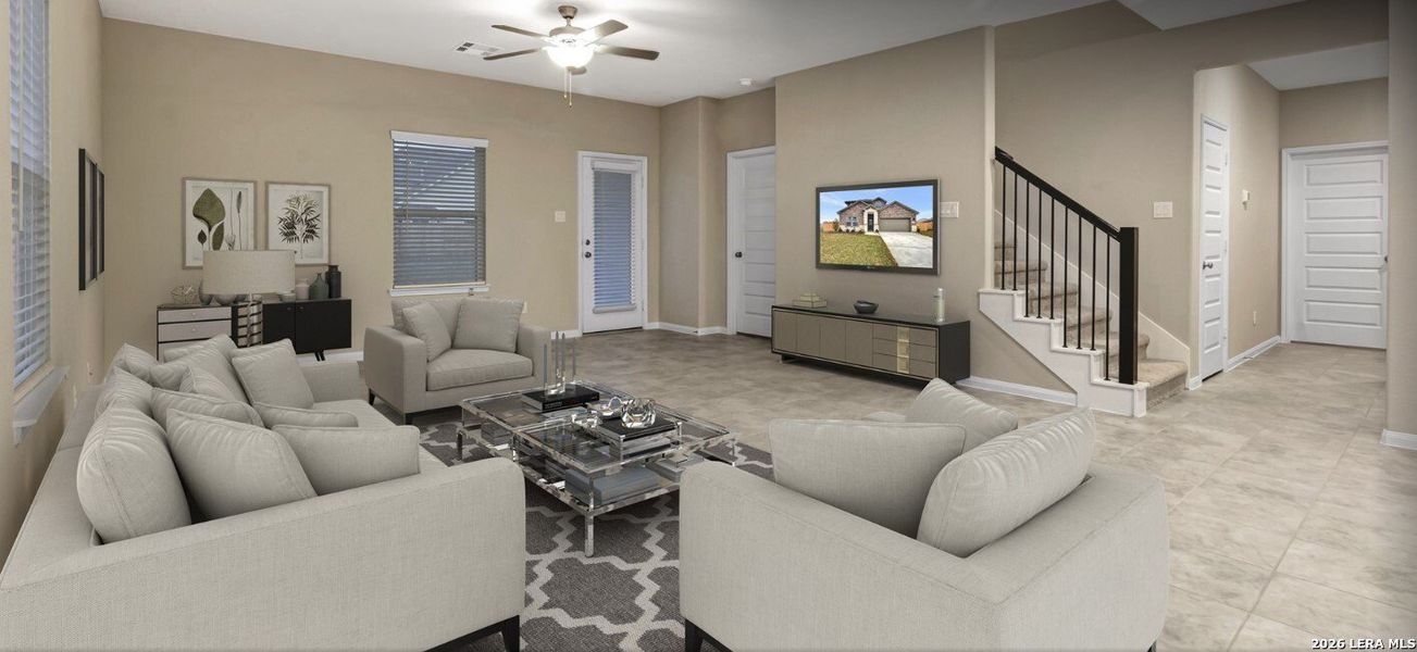 Furnished interior view inside a new home in , Cibolo (Image 7).
