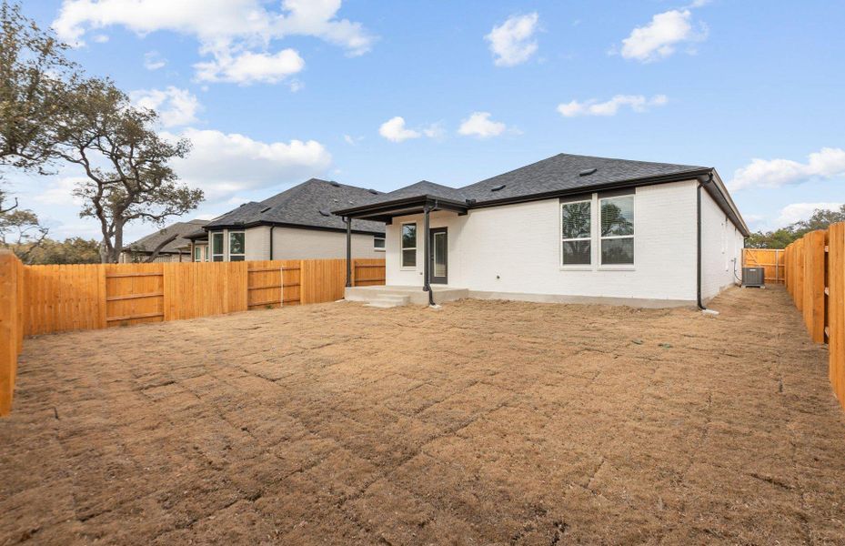 Exterior details and patio area of a home in Woodside, Georgetown (Image 23).