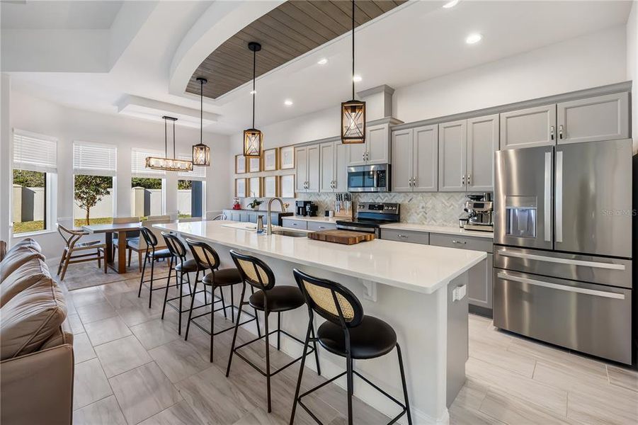 Furnished interior view inside a new home in Marina Del Palma, Palm Coast (Image 6).