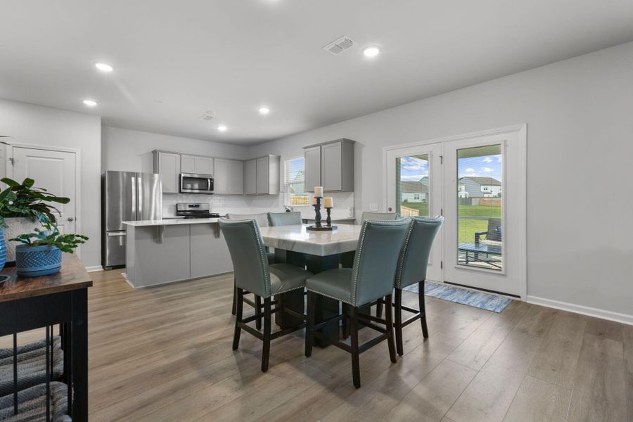 Furnished interior view inside a new home in Bradford Pointe, Summerville (Image 11).