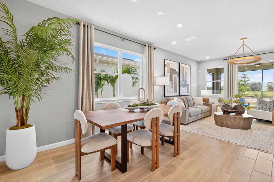 Representative furnished interior of a home built from the Brookstone by Mattamy Homes in Summerlit, Naples (Image 9).