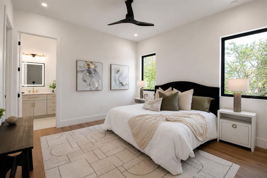 Furnished interior view inside a new home in , Sarasota (Image 52).