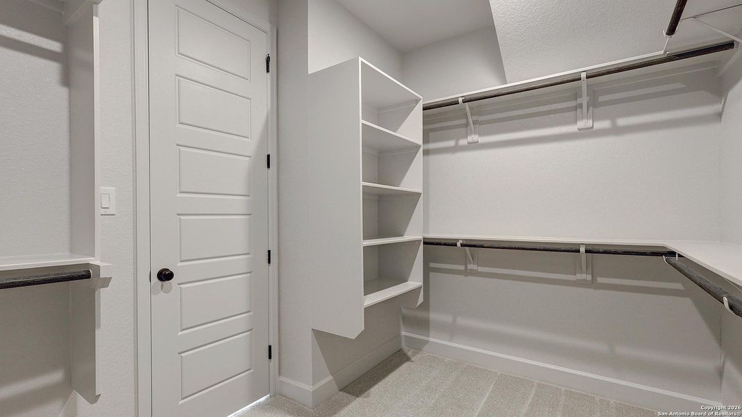 Furnished interior view inside a new home in Corley Farms 50', Boerne (Image 8).