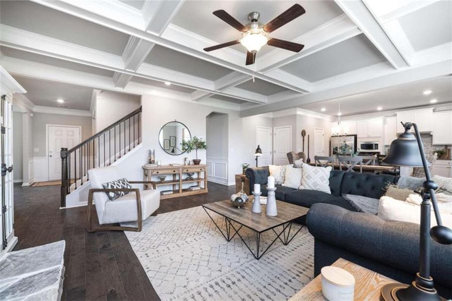 Furnished interior view inside a new home in Kingsmere Estates, Loganville (Image 11).