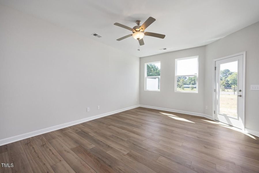 Spacious, unfurnished interior of a new home in Springvale, Fuquay Varina (Image 23). Spacious, unfurnished interior of a new home in Springvale, Fuquay Varina (Image 23).
