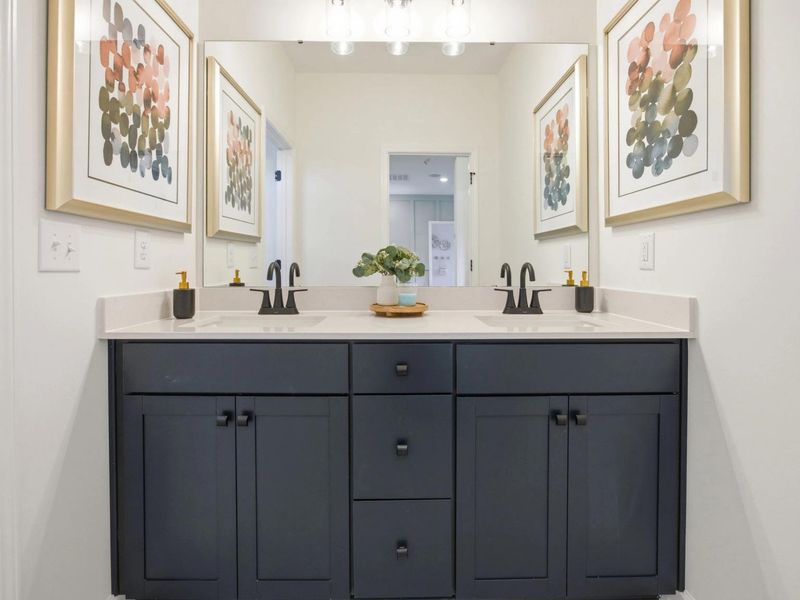 Representative furnished interior of a home built from the The Ashport G by Davidson Homes LLC in Enclave at Belmont, Belmont (Image 36).
