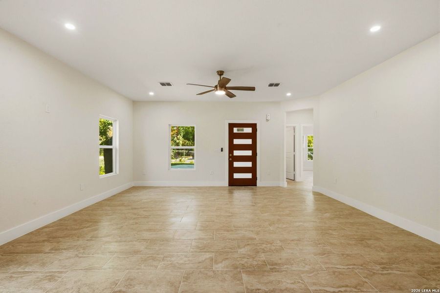 Spacious, unfurnished interior of a new home in , San Antonio (Image 23). Spacious, unfurnished interior of a new home in , San Antonio (Image 23).