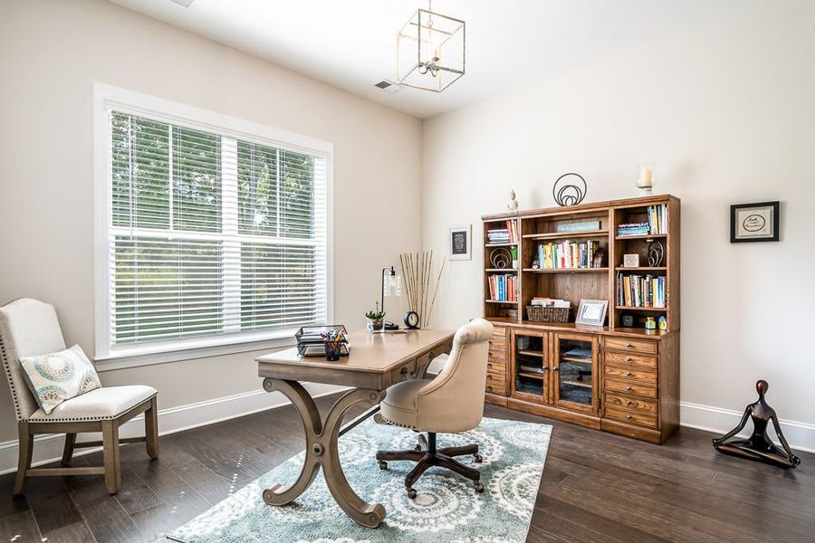 Representative furnished interior of a home built from the Columbia by Greybrook Homes in Harbor Watch, Statesville (Image 20).