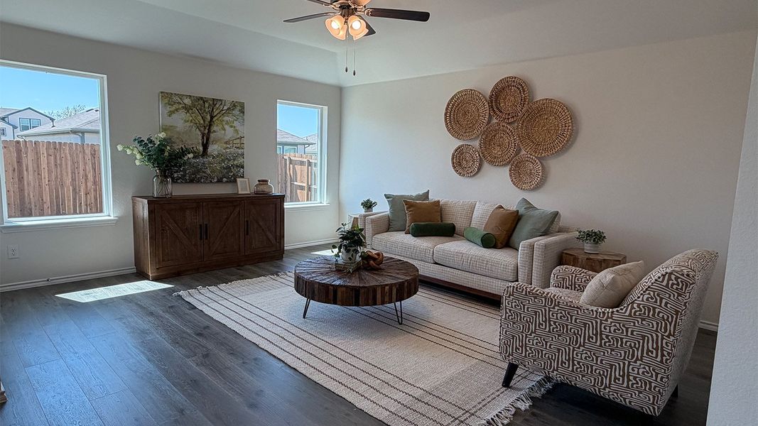Furnished interior view inside a new home in Waverly Estates, Josephine (Image 5).