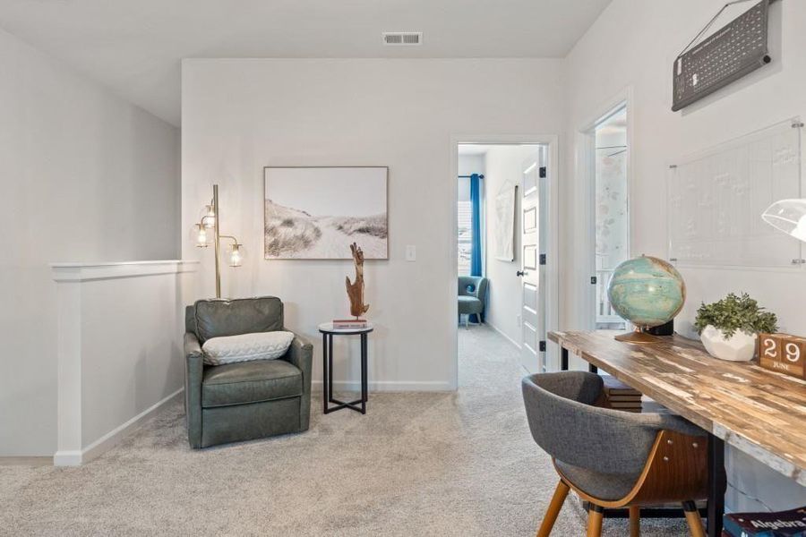 Furnished interior view inside a new home in The Stiles, Cartersville (Image 32).
