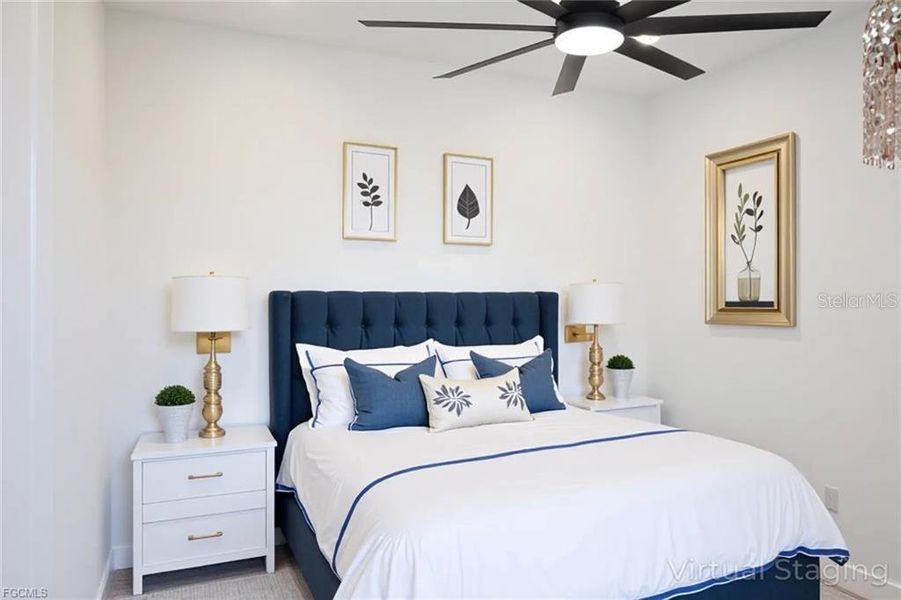 Furnished interior view inside a new home in , Lehigh Acres (Image 8).