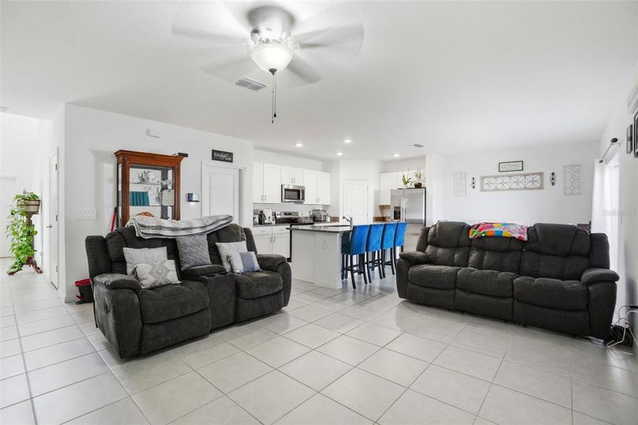 Furnished interior view inside a new home in The Isle of Avalon, Spring Hill (Image 5).