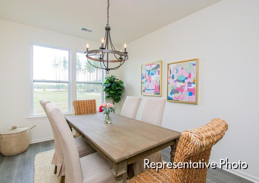 Furnished interior view inside a new home in , Ravenel (Image 23).