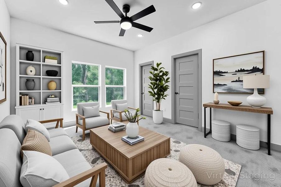 Furnished interior view inside a new home in , Coldspring (Image 10).