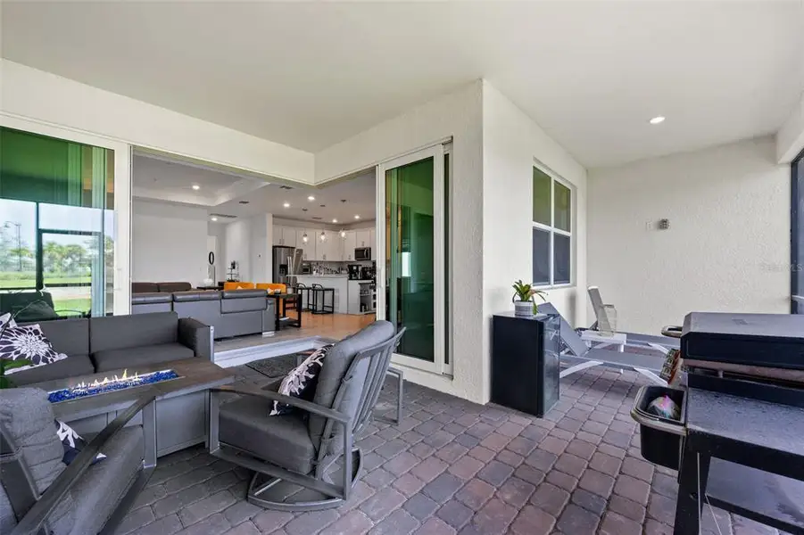 Exterior details and patio area of a home in , Alva (Image 4).