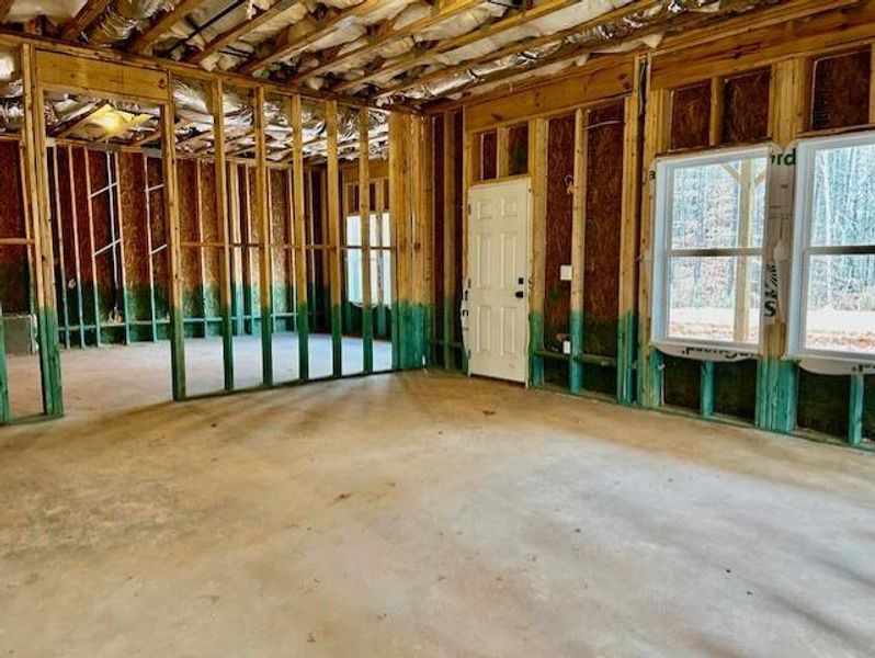 In-progress construction of a new home in , Jefferson, GA (Image 18).