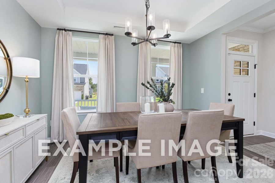 Furnished interior view inside a new home in Windgate, Mooresville (Image 12).