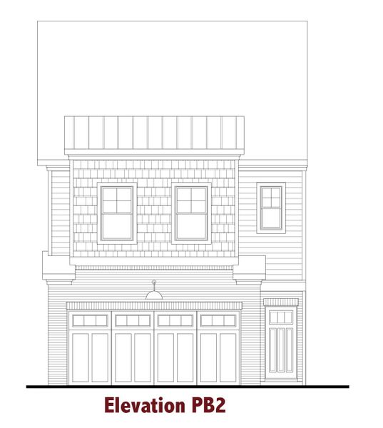 Representative rendering of the exterior for the Durham by Chafin Communities (Image 2).