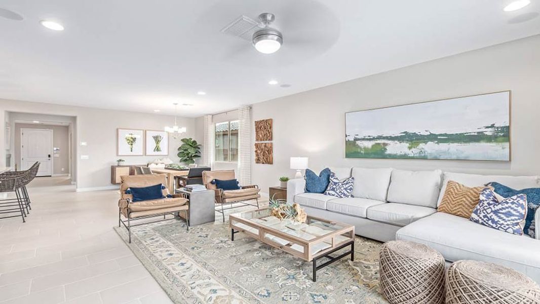 Representative furnished interior of a home built from the Sapphire by Taylor Morrison in Paradisi Encore Collection, Surprise (Image 9).