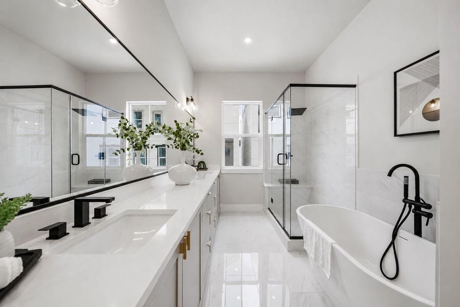 Spa-inspired primary bathroom Spa-inspired primary bathroom