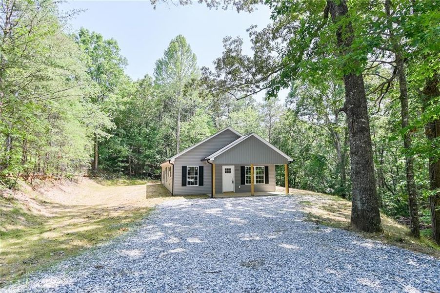 Front exterior of a new home in , Dahlonega, GA, highlighting curb appeal (Image 22).
