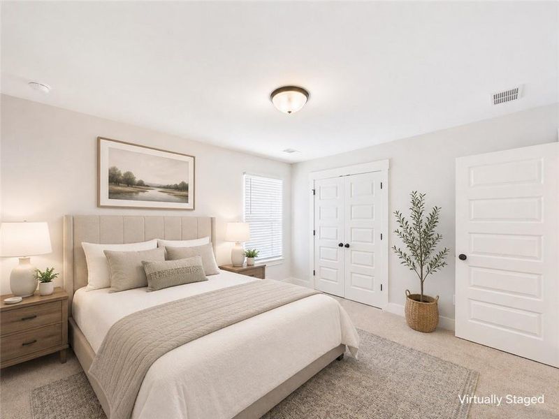 Furnished interior view inside a new home in , Hoschton (Image 11).
