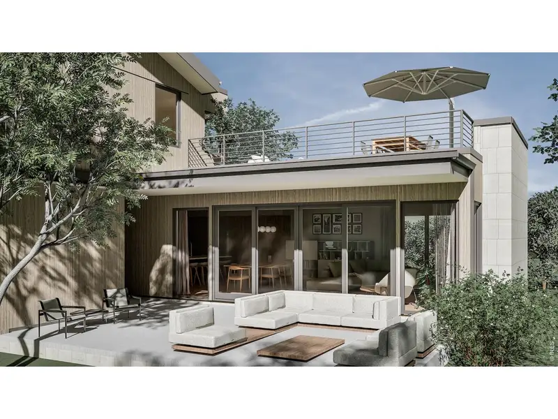 Exterior details and patio area of a home in , Boulder (Image 3).