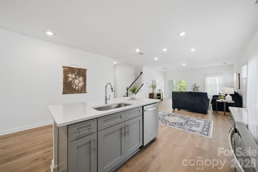 Furnished interior view inside a new home in , Newton (Image 16).