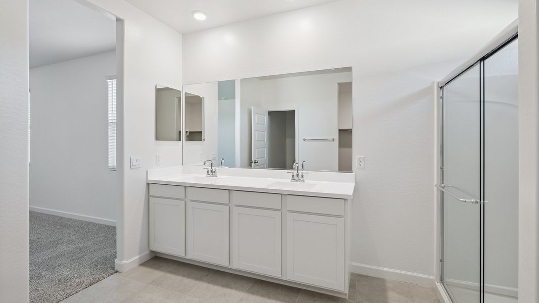 Furnished interior view inside a new home in Desert Moon Estates, Buckeye (Image 10).