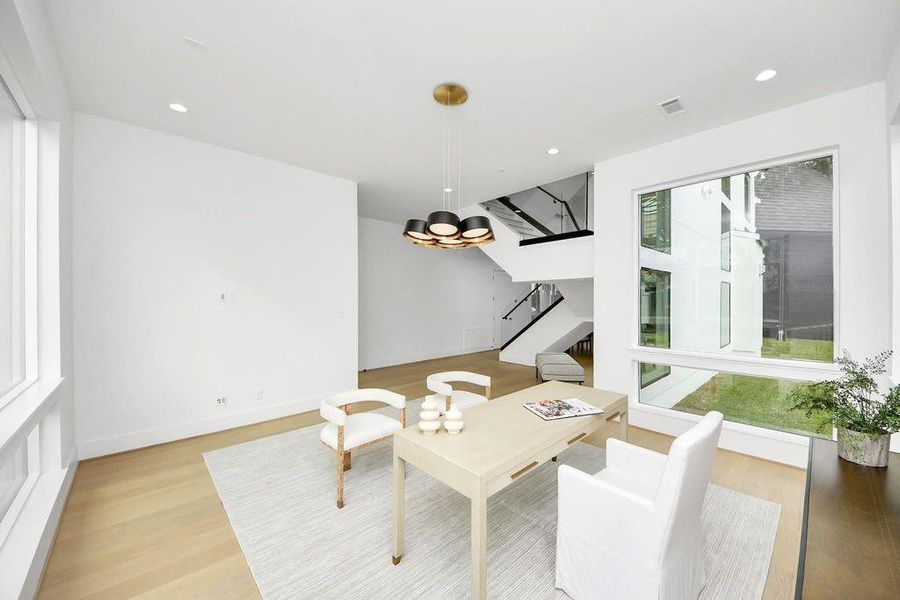 Furnished interior view inside a new home in , Houston (Image 6).