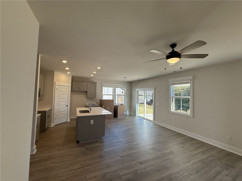 Spacious, unfurnished interior of a new home in The Meadows at Midway, Anderson (Image 9).