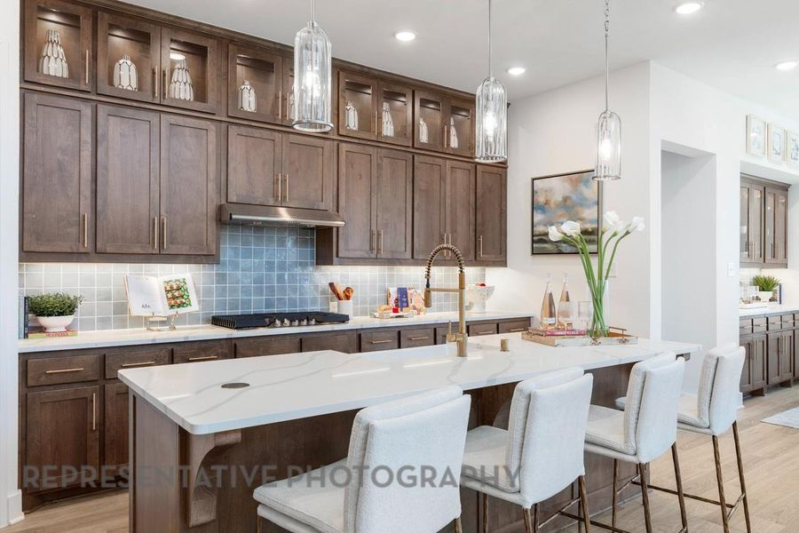 Furnished interior view inside a new home in Elyson: 55ft. lots, Katy (Image 12). Furnished interior view inside a new home in Elyson: 55ft. lots, Katy (Image 12).