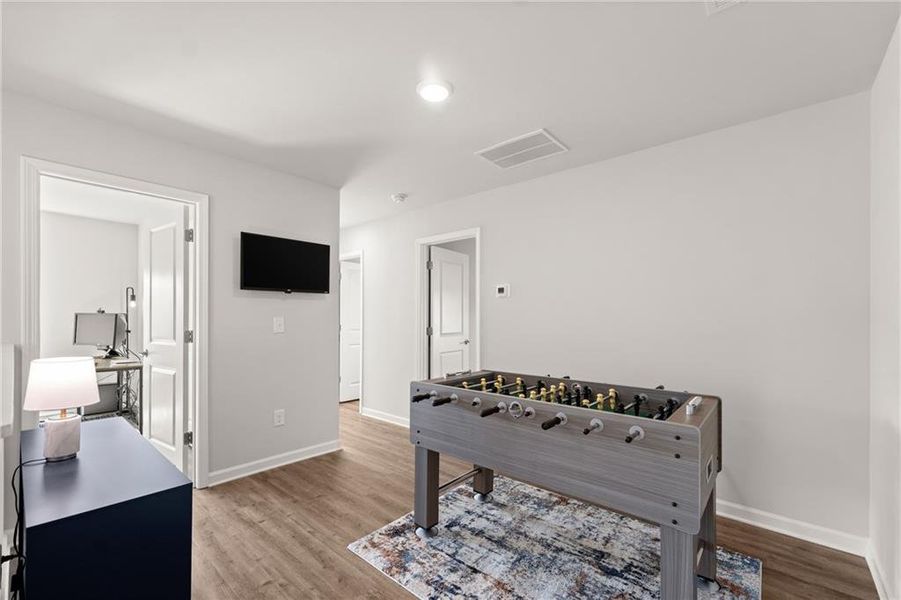 Furnished interior view inside a new home in , Homer (Image 28). Furnished interior view inside a new home in , Homer (Image 28).