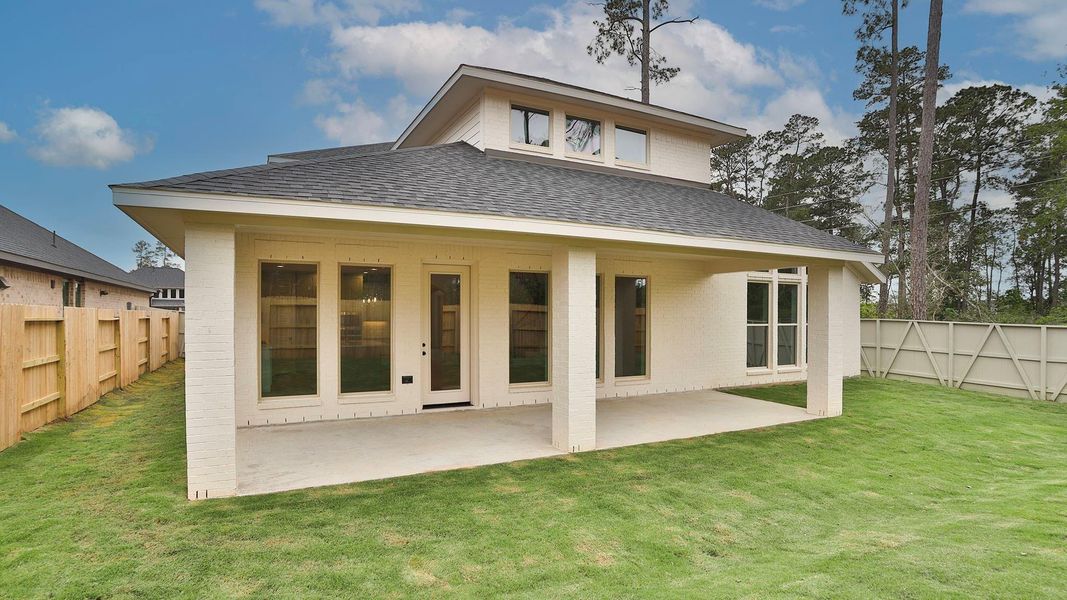 Exterior details and patio area of a home in Audubon, Magnolia (Image 2). Exterior details and patio area of a home in Audubon, Magnolia (Image 2).