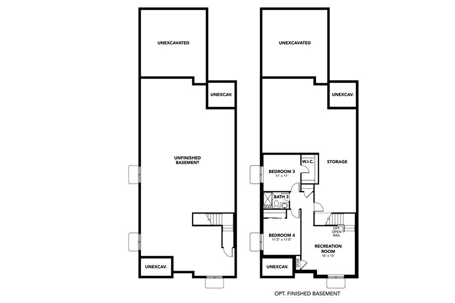 2D floor plan layout of this home in Dillon Pointe - City, Broomfield, CO (Image 5).
