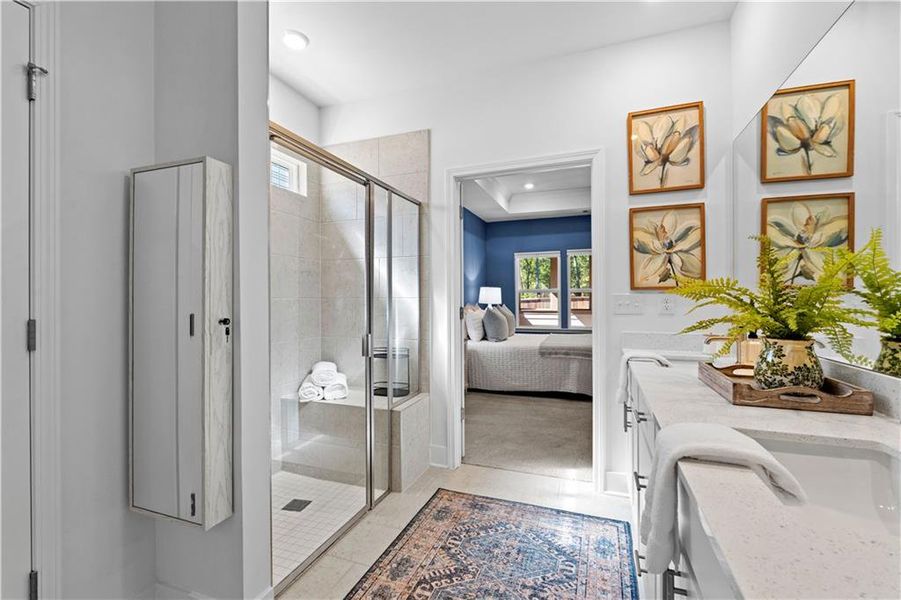 Furnished interior view inside a new home in Candleberry Place, Sharpsburg (Image 50).