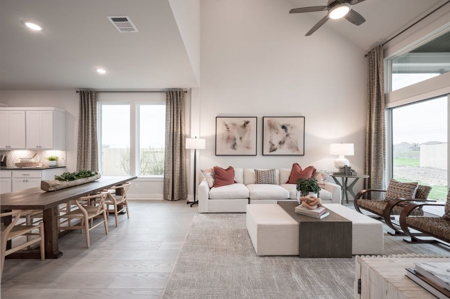 Representative furnished interior of a home built from the Cormorant by Tri Pointe Homes in Trillium, Richmond (Image 17).