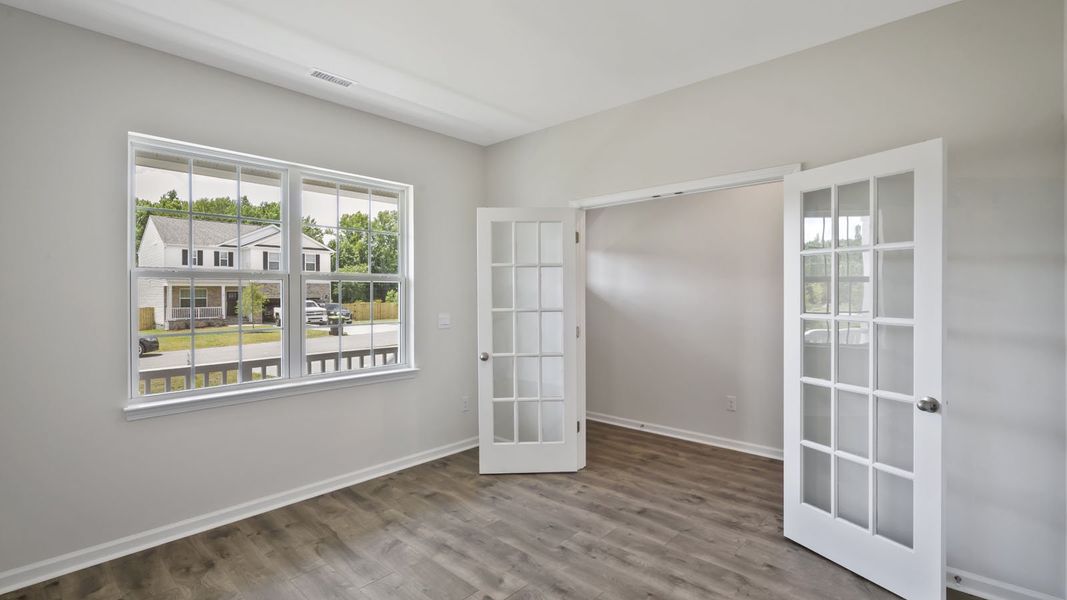 Spacious, unfurnished interior of a new home in Baker Farm, Youngsville (Image 15). Spacious, unfurnished interior of a new home in Baker Farm, Youngsville (Image 15).
