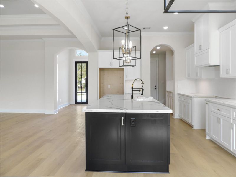 Other pictures of a kitchen island Built by texas best home builders