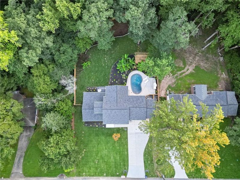 Front exterior of a new home in , Atlanta, GA, highlighting curb appeal (Image 38). Front exterior of a new home in , Atlanta, GA, highlighting curb appeal (Image 38).